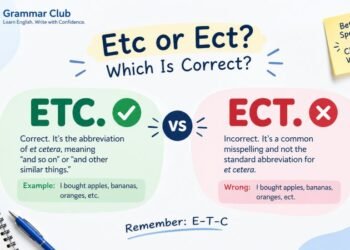 Etc or Ect