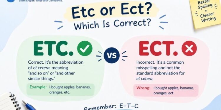 Etc or Ect