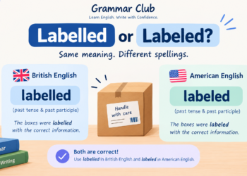 Labelled or Labeled