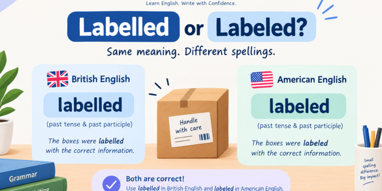Labelled or Labeled